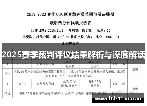 2025赛季裁判评议结果解析与深度解读
